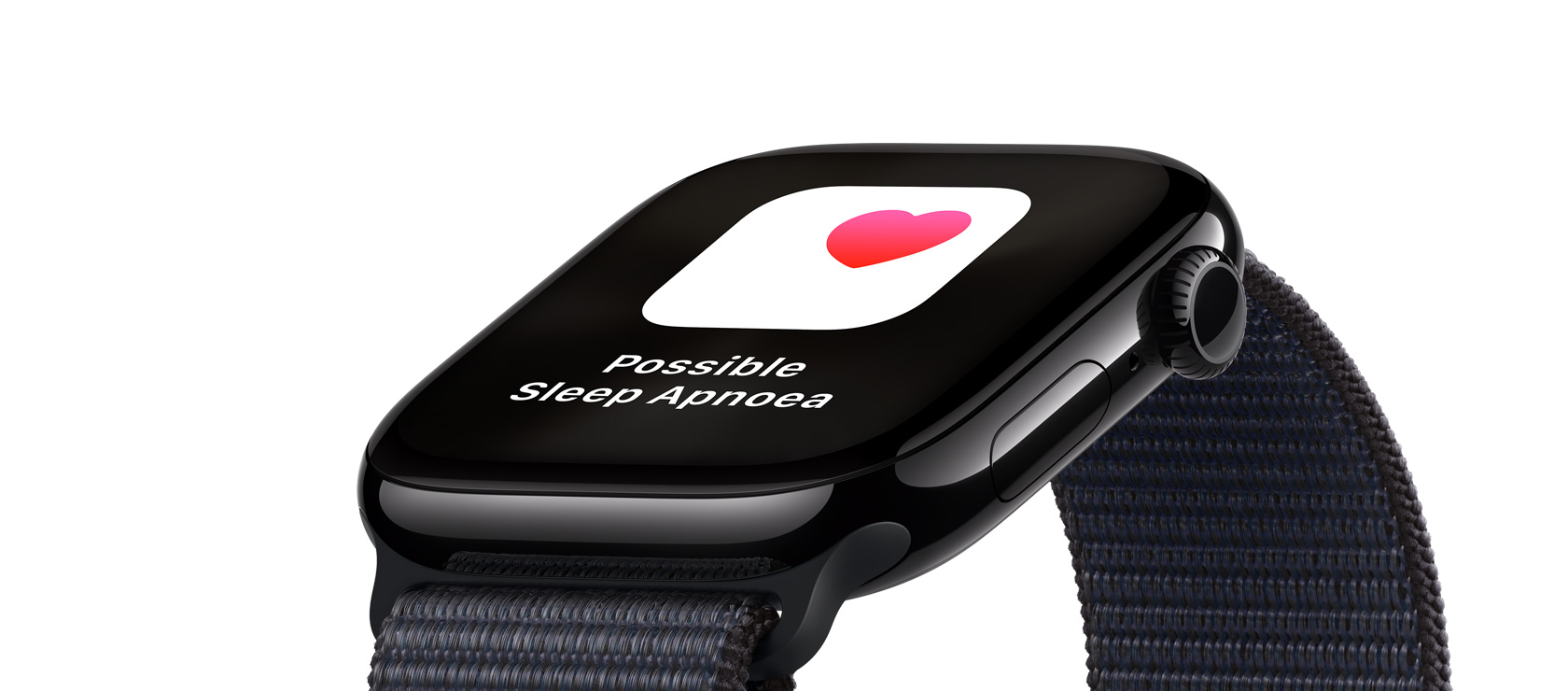 The Possible Sleep Apnoea notification on an Apple Watch Series 10.
