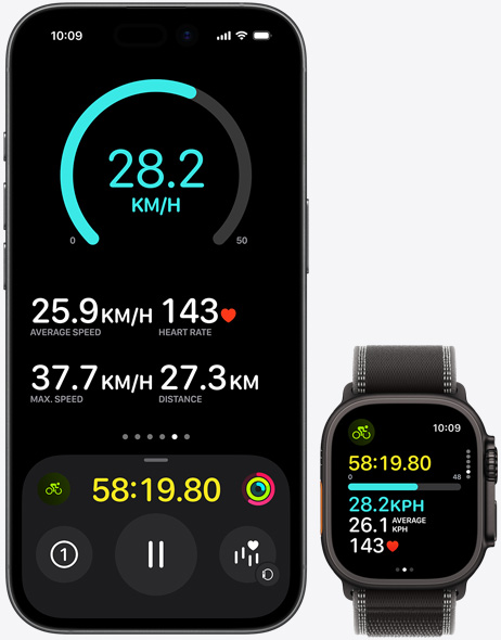 iPhone 17, Apple Watch Ultra 3, aplikace Cvičení s otevřenými tréninkovými ukazateli