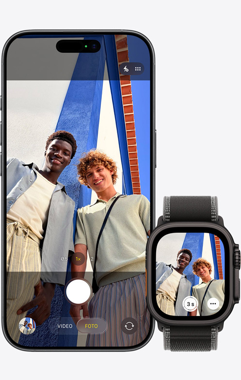 La stessa chiamata in arrivo su iPhone 16 e su Apple Watch