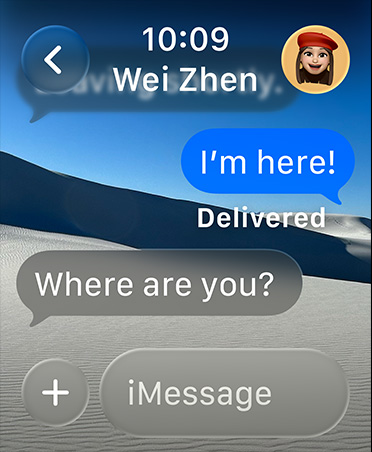 Messages on Apple Watch