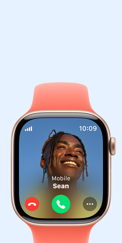 Apple Watch Series 10 s dolaznim pozivom.