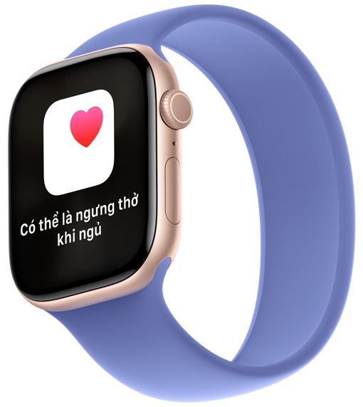 The possible sleep apnea notification showing up on an Apple Watch Series 10.