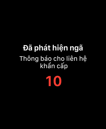 Phát Hiện Ngã SOS, biểu tượng Hỗ Trợ Khẩn Cấp